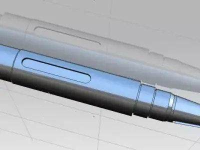 Coupling shaft Free 3D model
