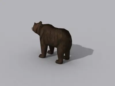 a beer bear Free 3D model