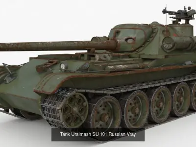 Tank Collection Vray 003 3D Model Pack