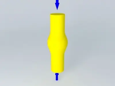 Compression strain Free 3D model