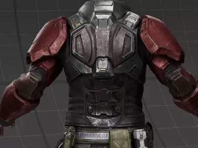 Sci-fi cloth Darius 3D model