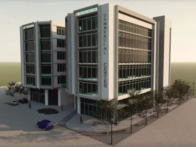 Commercial center  3D model