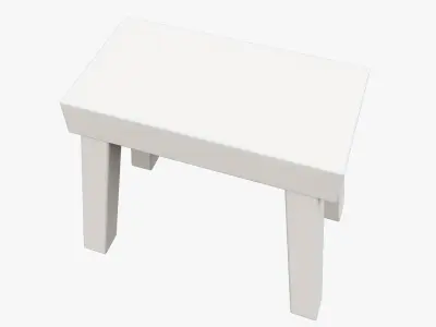 Medieval Rustic  Low-poly 3D model