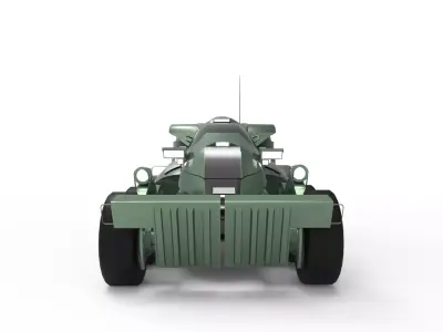Modern Military Vehicle  Low-poly 3D model