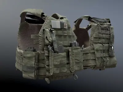 SOLDIER Bulletproof Vest 04 3D model