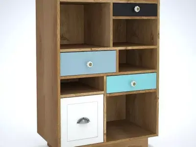 Chest of Drawers Lokke 3D model