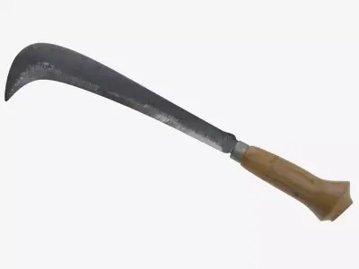 Koyta Sickle Low-poly 3D model