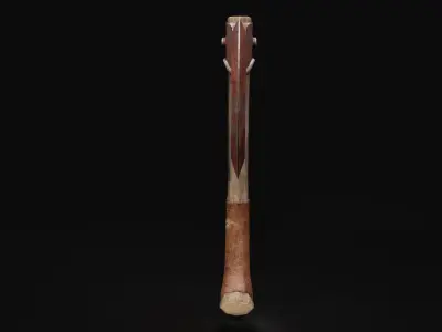 Medieval Axe Low-poly 3D model Low-poly 3D model