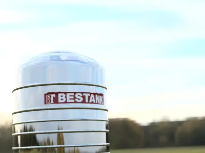 Water Tank 3D model 3