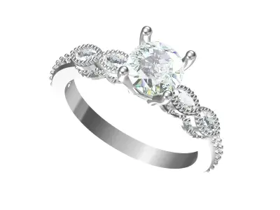 Wedding Ring  3D print model 264