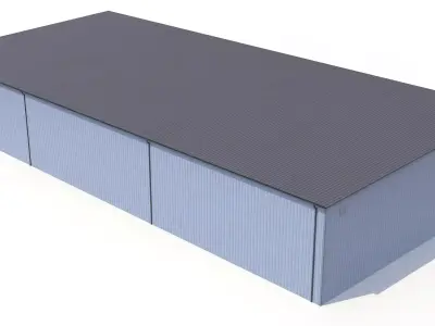 Industrial Building 53 PBR Low-poly 3D model purchase