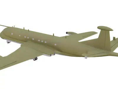 Hawker Siddeley Nimrod Low-poly 3D model purchase