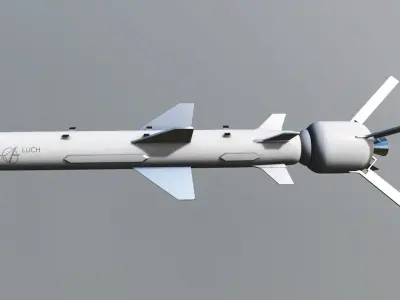 R-360 Neptune Missile Low-poly 3D model