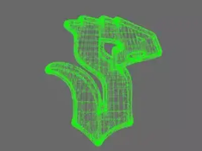 Void Serpents V10B Shoulder Symbols RIGHT 3D print model