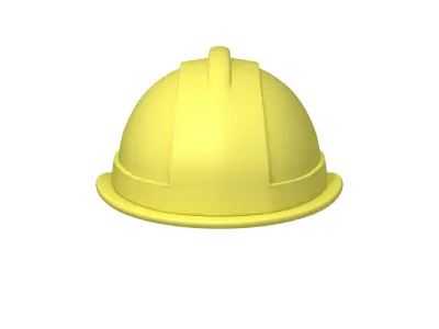 Safety Helmet Cartoon 3D model