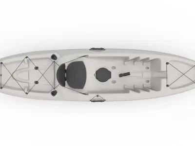 Kayak fishing boat 3D model