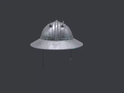 Medieval Helmet Low-poly 3D model