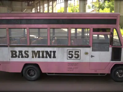 Bas Mini v01 Low-poly 3D model
