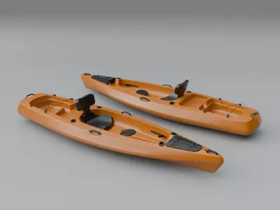 Kayak 3D model shop