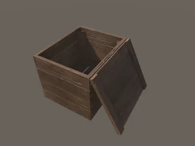 Crate Pack Low-poly 3D model purchase