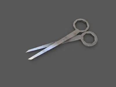 scissors Low-poly 3D model purchase
