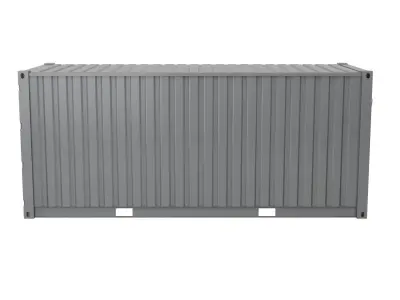 Office Container With Interior 3D model