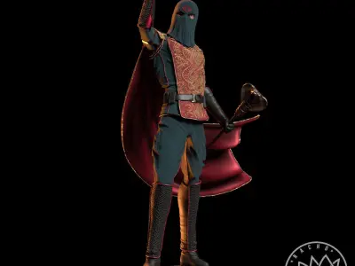 Fan Art - Cobra Commander from GI JOE - Statue 3D print model