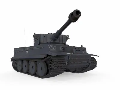 Panzer PzKpfw VI Tiger I 3D model
