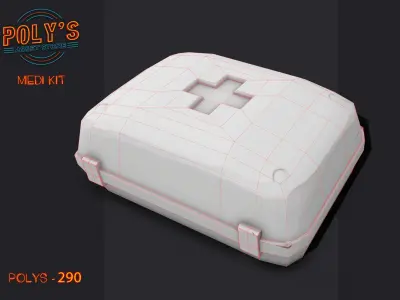 MediKits - Low Poly Stylized Low-poly 3D model