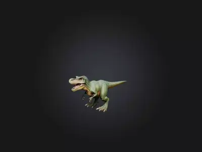 Realistic Dinosaur Model Low-poly 3D model
