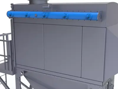 The CMAXX Dust and Fume Collection System 3D print model