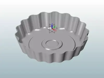 Cake mold 02 Free 3D model