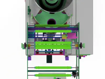 Advanced 3D Modeling for Compact Quantitative Packaging Machines 3D model