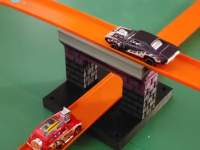 HotWheels Track Overpass 3D print model