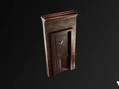 Steampunk Interior Pack Low-poly 3D model