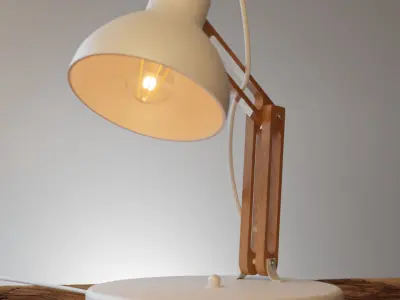 Modern Lamp Low-poly 3D model 7