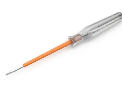 Electric Screwdriver Low-poly 3D model