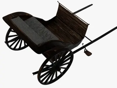 Stagecoach swivel rocking chair 3D model