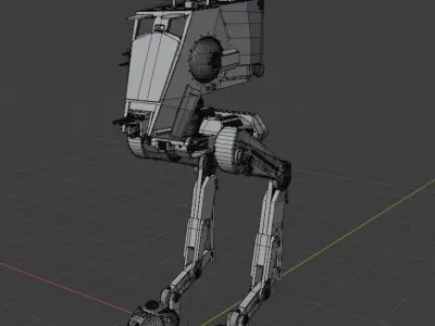 Commander AT-ST 3D model