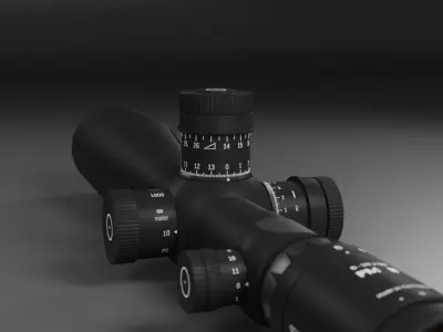 Sniper Scope 3D model shop