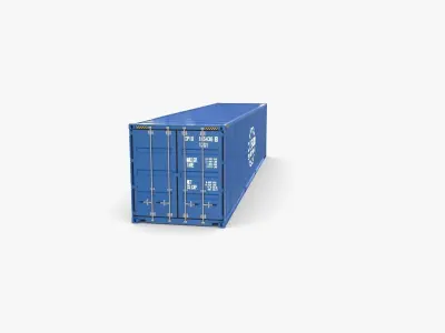 40ft Shipping Container Containerships v1 3D model