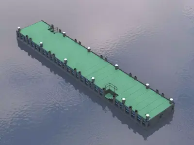 Water Dock  3D model