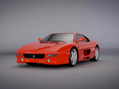 Ferrari Berlinetta F355 F1 3D model