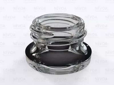 Glass finish - GME 40 20 - 17 mm - RG - Screw neck without AB 3D model