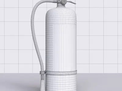 Fire extinguisher 3D model 17