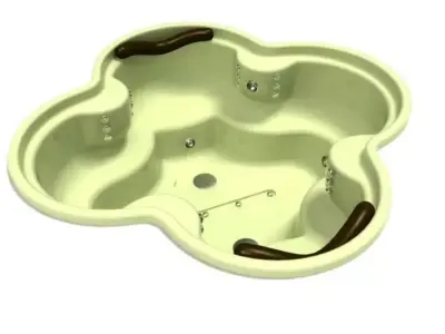 Bathroom Hot Tub 3D model