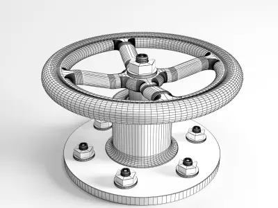 Industrial Metal Valve 3D model