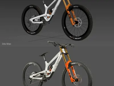 YT Industries TUES Low-poly 3D model
