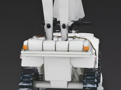 Arctic Reconnaissance ATV -Quad Bike- 3D Model Low-poly 3D model