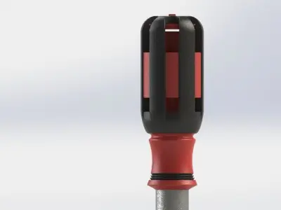 screwdriver cable connector 3D model